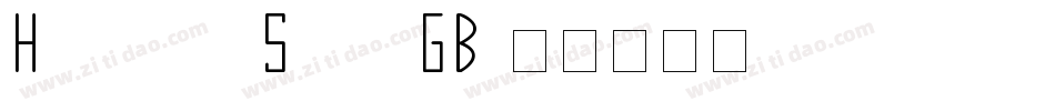 Hiragino Sans GB字体转换